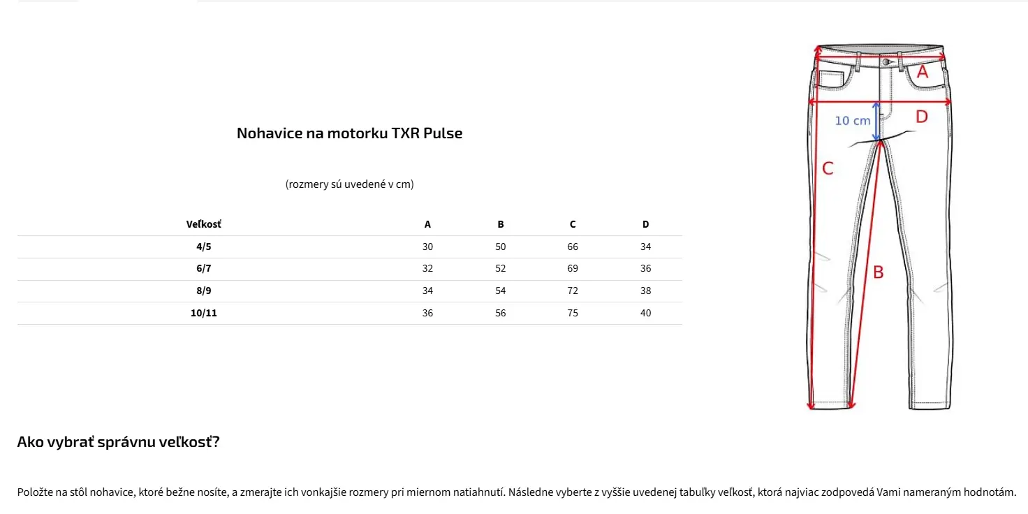 TXR Detské motokrosové nohavice Pulse čierne 10-11
